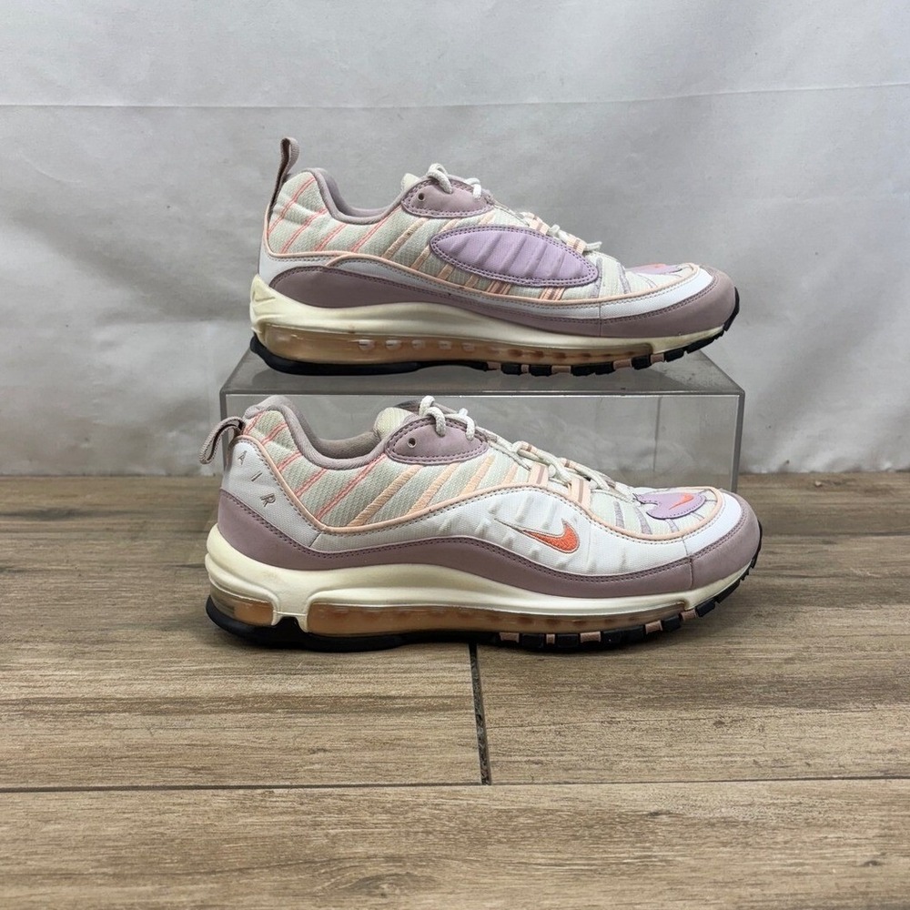 Nike Air Max 98 Barely Rose Plum Chalk Womens Sneakers CI3709-102 Size 10